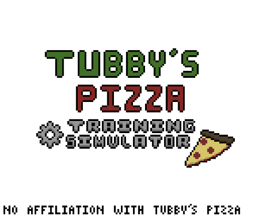 Tubbys Pizza Training Program Game Cover