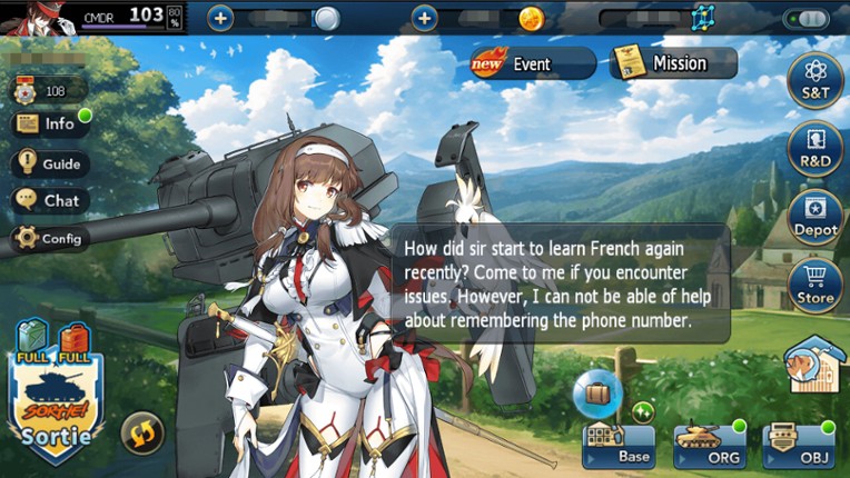 Metal Waltz: Anime tank girls screenshot