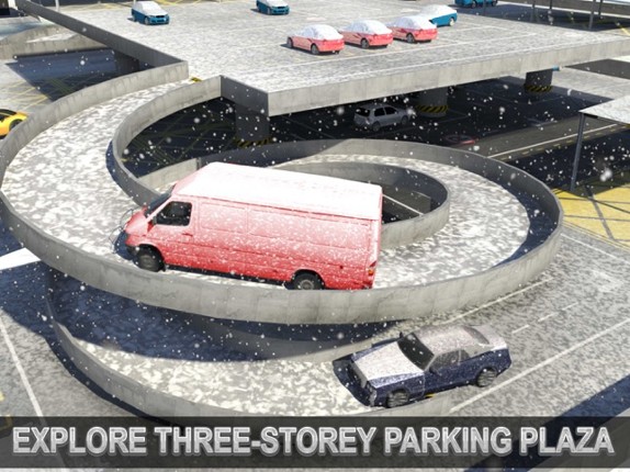 Multi-Level Snow Car Parking Mania 3D Simulator screenshot
