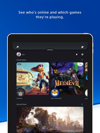 PlayStation App screenshot