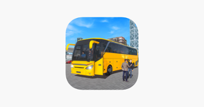 Real Modern City Bus Driving Image