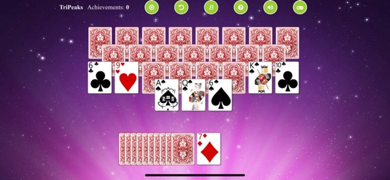 TriPeaks Solitaire X screenshot
