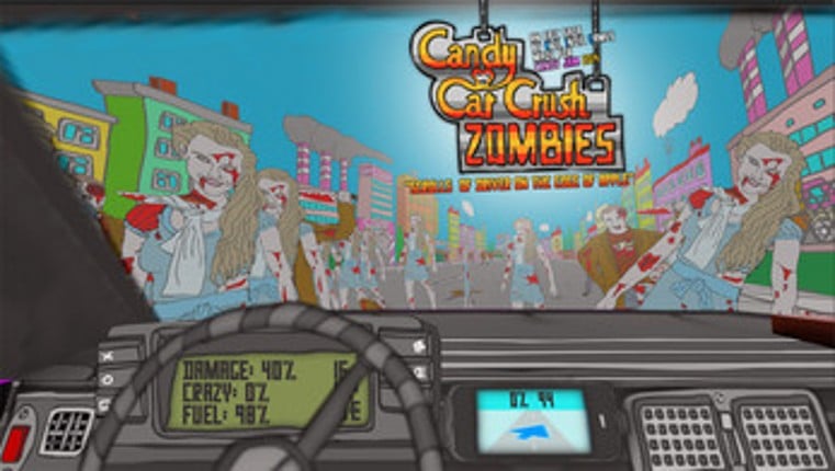 Candy Car Crush 3D : Zombies screenshot