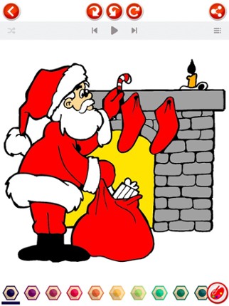 Christmas Coloring Book  - Xmas Pictures to Color screenshot