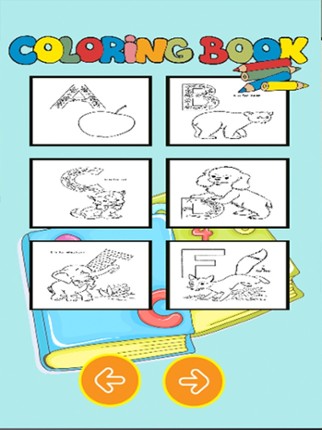 Color:ABC Animals Letter Coloring Book Kids Adults screenshot