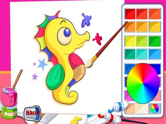 Coloring games - Drawing game screenshot
