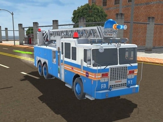 Fire Truck Driving Simulator 2024 Game Cover