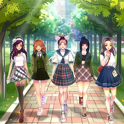 High School Anime Dress Up Image