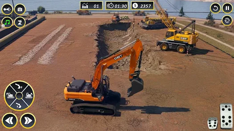 Excavator Sim 3D Construction screenshot