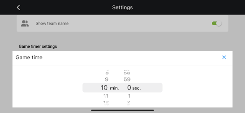 3x3 Basketball Scoreboard screenshot