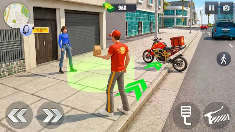 Street Food Delivery Sim Games screenshot