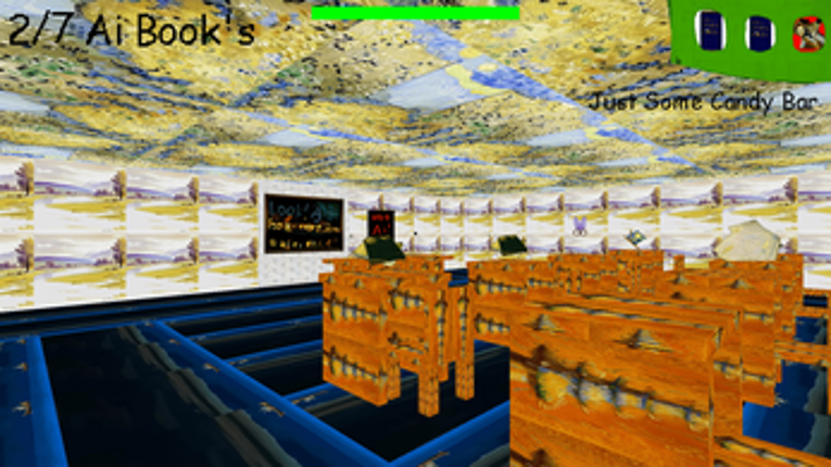 Baldi's Basic's With Only Using Ai For Textures screenshot