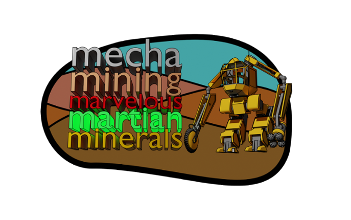 Mecha Mining Marvelous Martian Minerals Game Cover