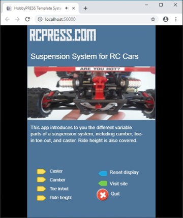 RCPRESS Suspension System for RC Cars Game Cover