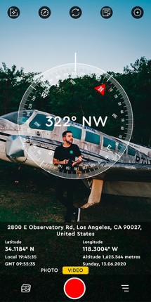 GPS map camera Lite for photo location & Timestamp screenshot