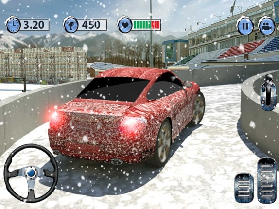 Multi-Level Snow Car Parking Mania 3D Simulator screenshot