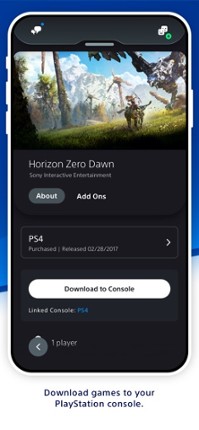 PlayStation App screenshot