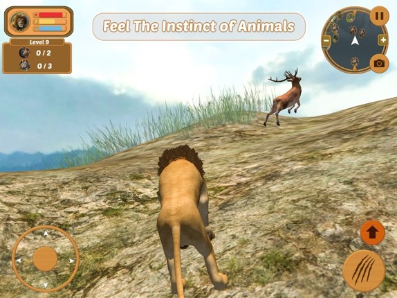 Wild Lion Simulator Attack 3D screenshot