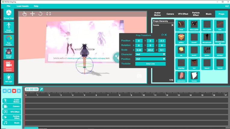 Dan Sing Sing AMV Maker for Vroid VRM and MMD screenshot