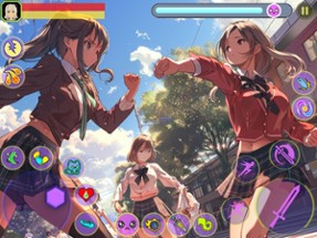 Anime High School Girl Fighter Image