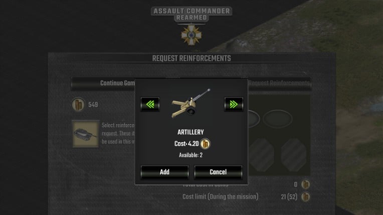 Assault Commander Rearmed screenshot