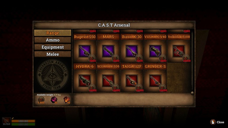 C.A.S.T. (CHERNOZEM ANOMALY STRIKE TEAM) screenshot