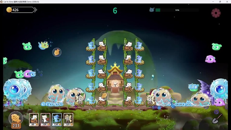 Cat Vs Slime 猫咪大战史莱姆 screenshot