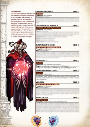 Eldritch Dedications: Lich [PF2E] screenshot
