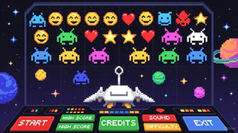 Emoji Space Invaders screenshot