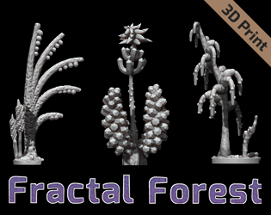 Fractal Forest - 3D printable plants and props Image