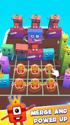 Merge Number Cube: 3D Run Game screenshot