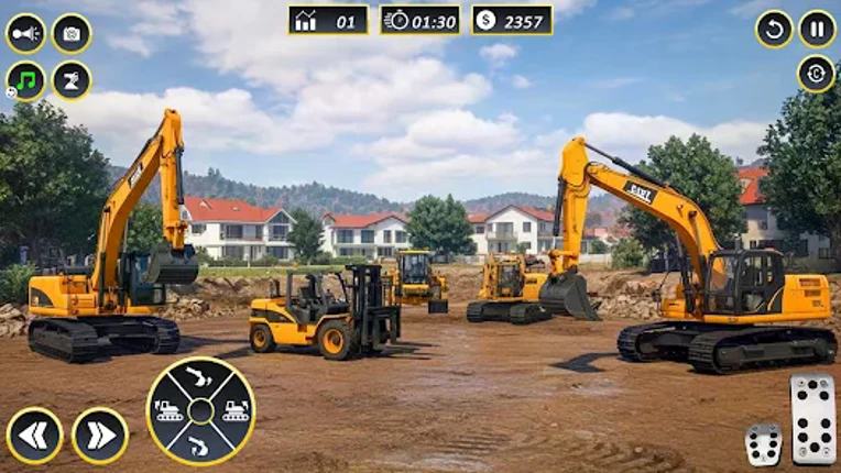 Excavator Sim 3D Construction screenshot