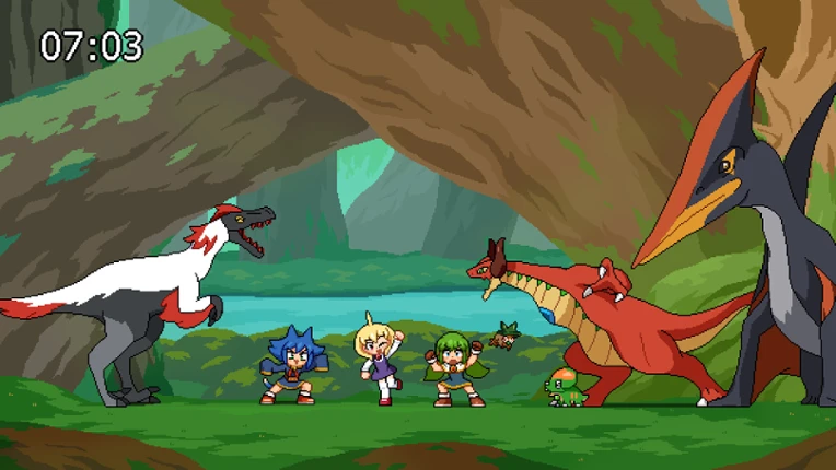 Kokoro Clover Sun: Prehistoric Invaders! screenshot