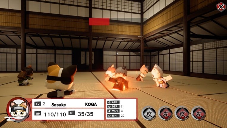 NINJA CATS: Tactics screenshot