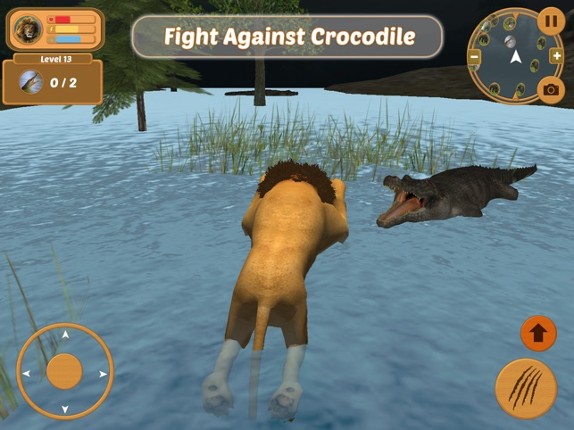 Wild Lion Simulator Attack 3D screenshot