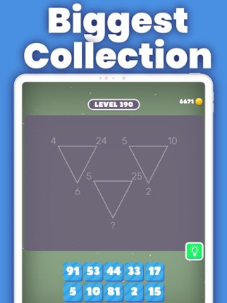 Brain Math Puzzle Riddles quiz screenshot