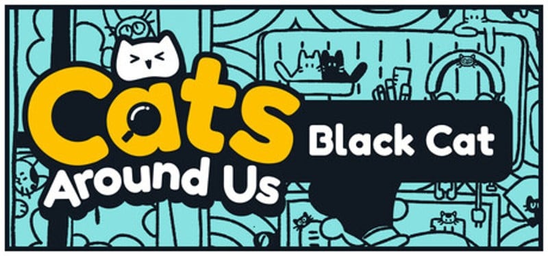 Cats Around Us: Black Cat Image