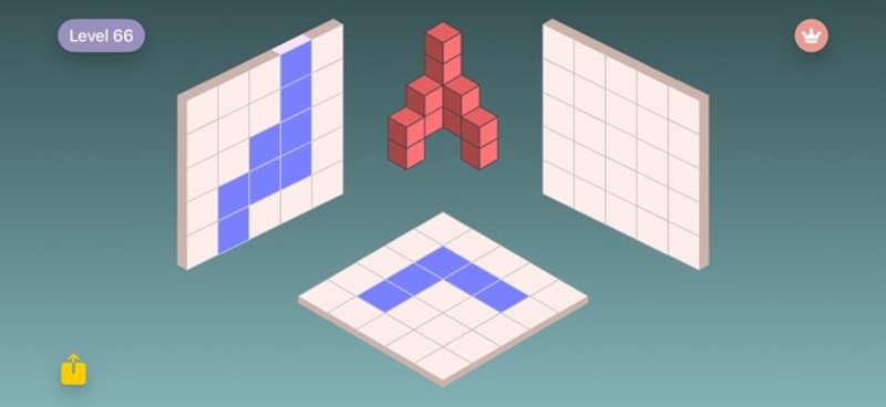 Cube - Geometric Projection Image