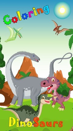 Dinosaur Coloring Book 2 - Dino Animals Draw,Paint And Color Educational All In One HD Games Free For Kids and Toddlers screenshot