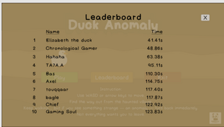 Duck Anomaly - Looping Horror screenshot