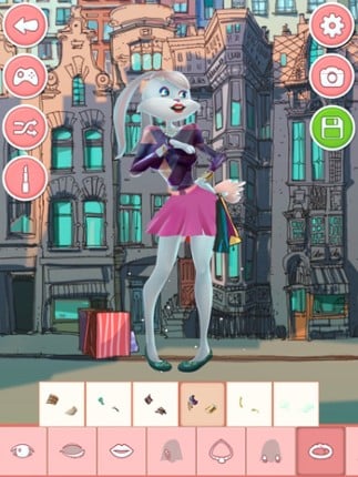 Fashion designer game - animal dress up salon screenshot