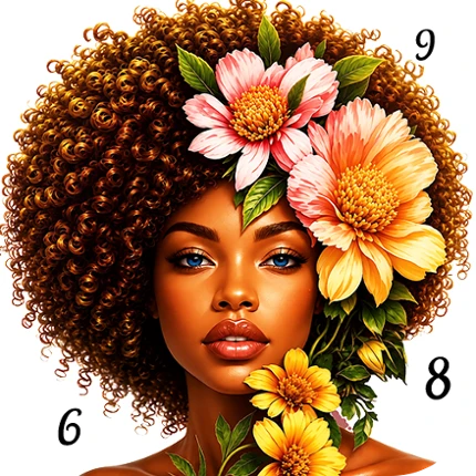 Black Beauty: Color by Number Image