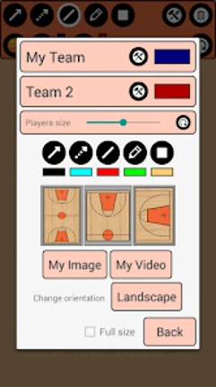 Basketball Tactic Board Image