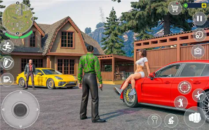 Open World Criminal City Game screenshot