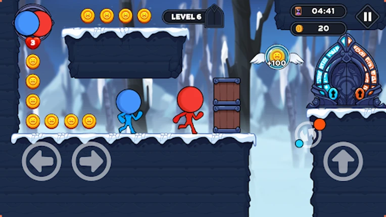 Stick Red Blue: Horror Escape screenshot