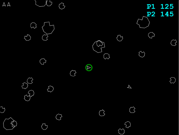 Classic Asteroids Game Cover