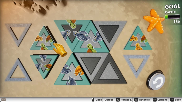Hidden Turtle Puzzle screenshot