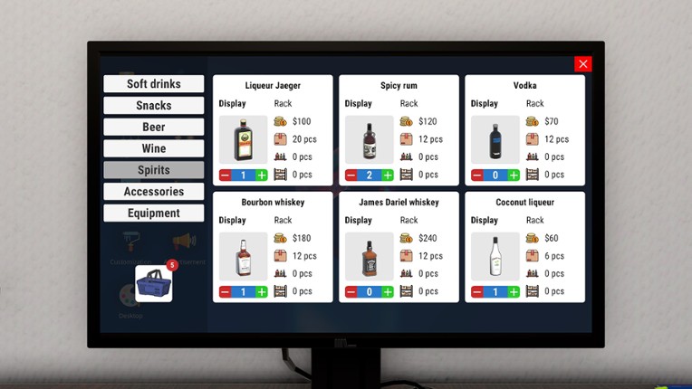 Liquor Store Simulator & Bum Simulator screenshot
