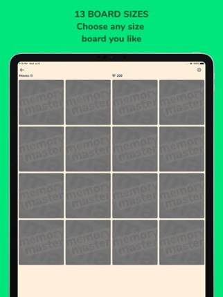 Memory Master Match Game screenshot