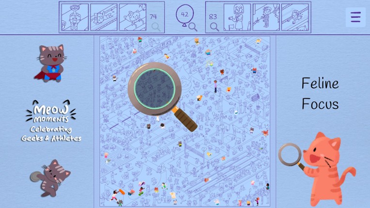 Meow Moments: Celebrating Geeks &amp; Athletes screenshot